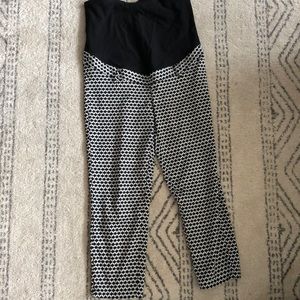 maternity pants stretchy Cotten sateen